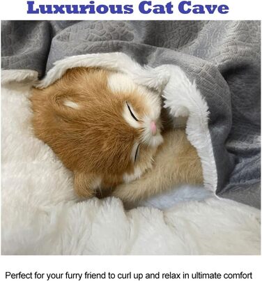 Кругле ліжко для собак та котів, плюшеве, 60 см (Бежевий)