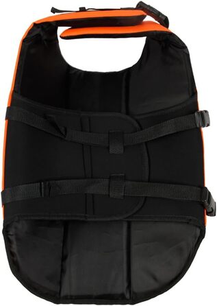 Світловідбиваюча жилетка для собак, рятувальний жилет для маленьких собак 0-3 кг, розмір XXS, помаранчевий