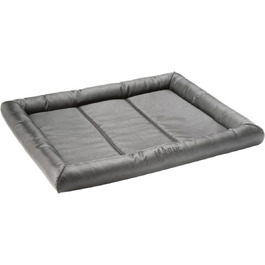 Килимок для собак Hunter Vermont, поліестер, міцний, стійкий до бруду, з наповнювачем, 90 x 60 см, сірий