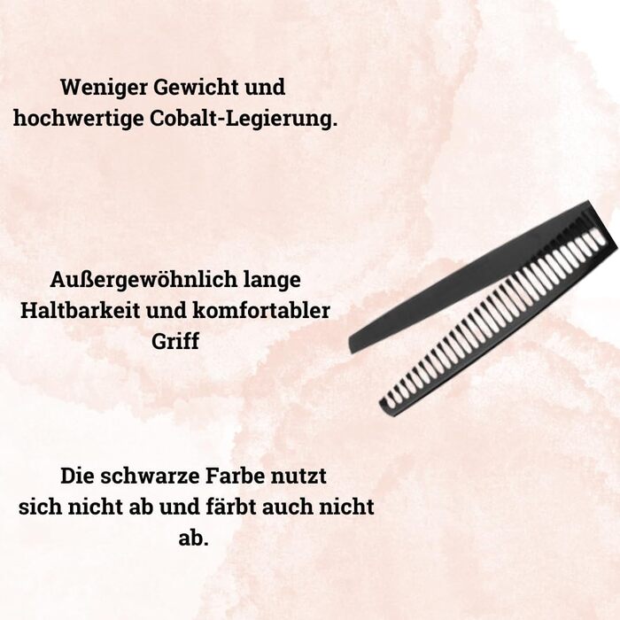 Ножиці для моделювання EHASO Revolution, 21 см, чорний титан, 32 зубці