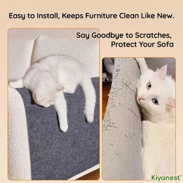 Котяче дряпальний борд - іграшка для котів. 2 розміри: 200x40 см та 30x100 см, чорний колір