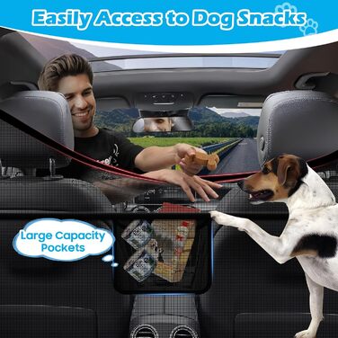 Автомобільна перегородка для собак, 156 см, бар'єр між переднім та заднім сидінням, для SUV, великих авто та пікапів