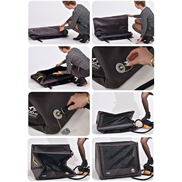 Транспортна переноска для собак Tami Backseat XS: переноска-клітка для автомобіля, автотранспортна коробка для собак, переноска для собак