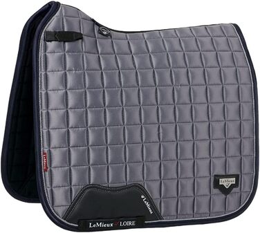 Вальтрап LeMieux Prosport Suede Dressage Square для виїздки, розмір S/M, сірий Twilight Grey, Loire Classic, замша