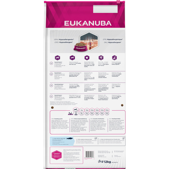Сухий корм для котів Eukanuba з рибою, 12 кг