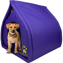 Кішка або собака, Будка EVE Textile Eskimo, 45x45x45 см, Ліла | Будка для тварин, літня, дихаюча, 45x45x45 см