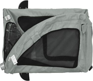 Кіяниця для собак Oxford, сіра, 124x53x53 см, для маленьких собак та котів (Model93951)