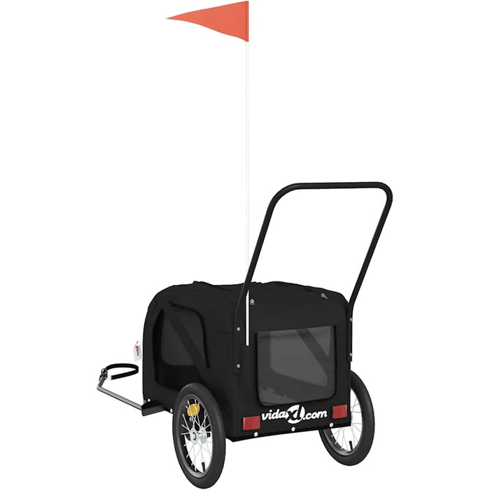 Фаркоп-причіп для собак Gecheer: міцний, з тканини Oxford та дахом з ПВХ, для безпечних та комфортних поїздок з домашніми тваринами