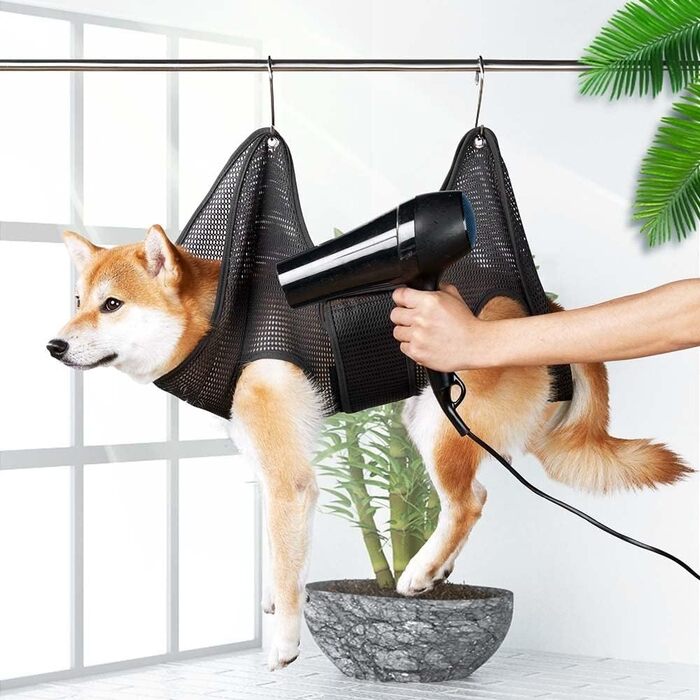 Гамак для грумінгу собак DONGKER, гамак для догляду за шерстю для собак і котів, дихаючий гамак для підстригання нігтів та грумінгу