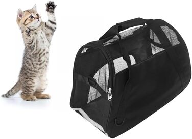 Транспортна сумка для собак та котів Kisangel Mesh L - дихаюча переноска для подорожей та активного відпочинку
