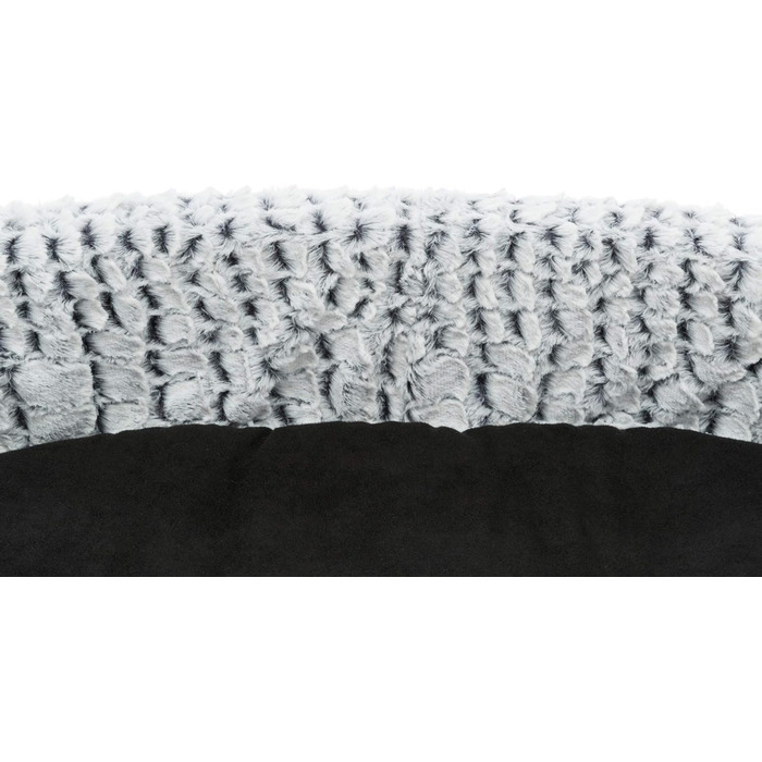 TRIXIE ортопедичне ліжко для собак Vital Lino 60×45 см чорне/сіре, з Memory Foam, для середніх порід, підтримка суглобів