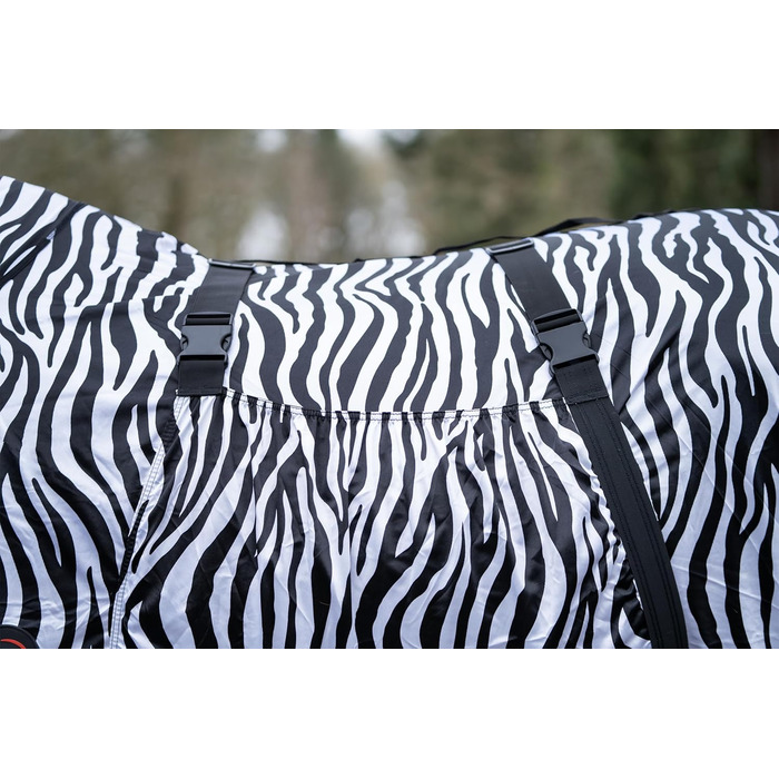 HKM 7238 Захисна попона від екземи та комах для коней Zebra, 155 см