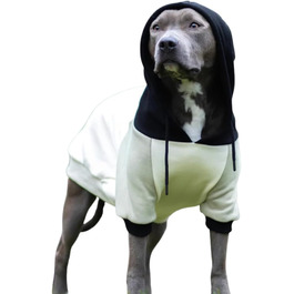 Худі для собак Spark Paws, преміум-фліс, комфорт, оливкова кремова, 4XL, для всіх порід
