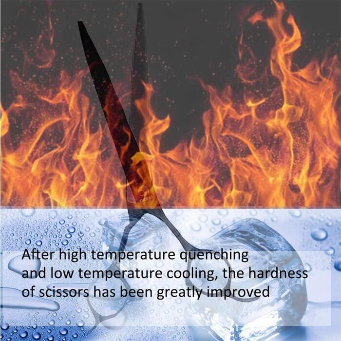 Професійна ножиця для грумінгу тварин, 18 см, нержавіюча сталь, гостра