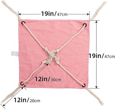 Гамак для кота, лежанка-переноска, гамак-ліжко для котів, тхорів, щурів, кроликів, маленьких собак та інших домашніх тварин. Розмір 47x47 см (зелений)