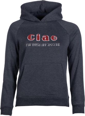Джерсі-сітка для коня з шийною частиною HKM, сіра, 145 см
