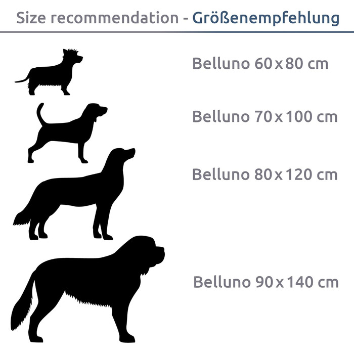 Зручне собаче ліжко your GEAR Belluno 80x120 см – велике, екологічне, миється, стійке до царапин, ергономічне, також для котів