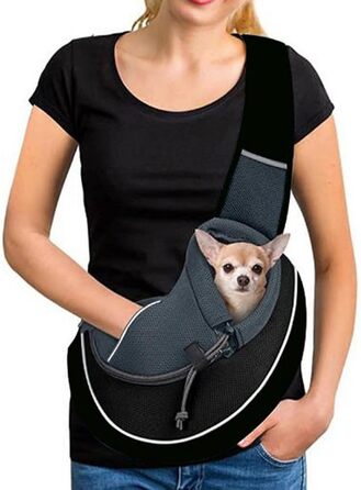 Сумка-переноска для собак і котів, дорожня, з відділенням, регульована, зручна, для маленьких тварин