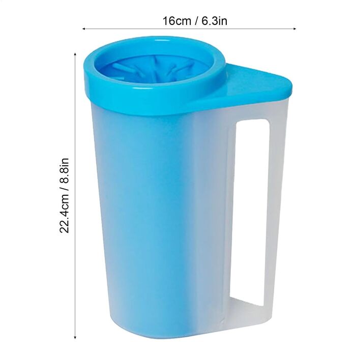 Очисник для лап собак з силікону, портативний, знімний, для пральної машини, з щіткою, Dome B.As Picture