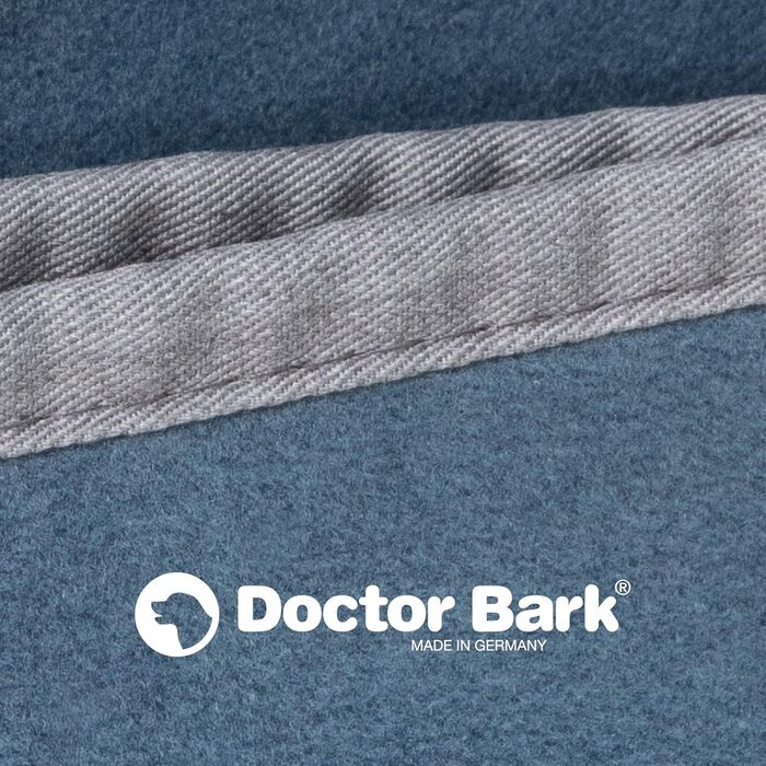 Doctor Bark м'яка флісова гігієнічна ковдра для собак, прана при 95°C, для дивану та лежанки, 120x90 см, беж, Німеччина