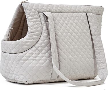 Сумка-переноска для тварин, бавовняна сумочка для маленьких собак, легка зимова переноска, для власників собак, сумочка для котів, цуценят, кошенят, світло-сіра