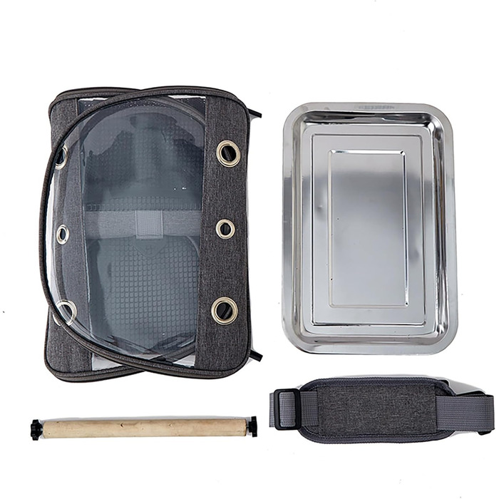 Сумка Vogel для транспортування папуг з прозорим вікном, рюкзак для маленьких домашніх тварин, складаний