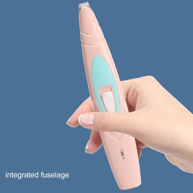 Набір для догляду за шерстю собак Flexman: акумуляторний тример, шліфувальник нігтів, для собак, котів та дрібних тварин (рожевий)