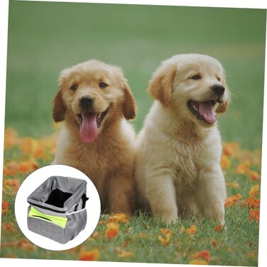 Фahrradkorb iBasenice для тварин: складаний, дихаючий, з ручкою спереду. Підходить для перевезення собак, котів, іграшок, ласощів та телефону.