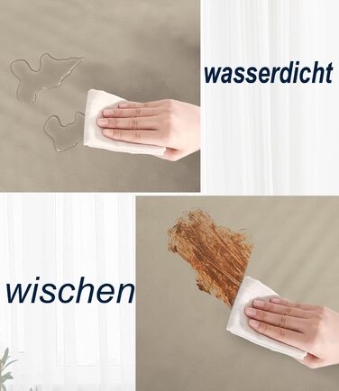 М'яке ортопедичне ліжко для собак середніх порід, коричневе, з антиковзким покриттям, з штучної шкіри, миється, розмір 83 x 55 x 7 см