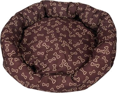 М'яке ліжко для котів та собак середніх розмірів Bestlivings, ліжко для тварин, різні дизайни, легко миється, міцне та стійке до подряпин (80x65 см, кістка)