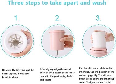 Очисник лап для собак: портативна чаша-щітка для миття лап, масаж та догляд за лапами