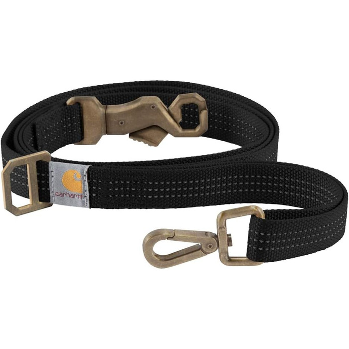 Повідок для собак Carhartt з міцного нейлону, чорний, розмір S