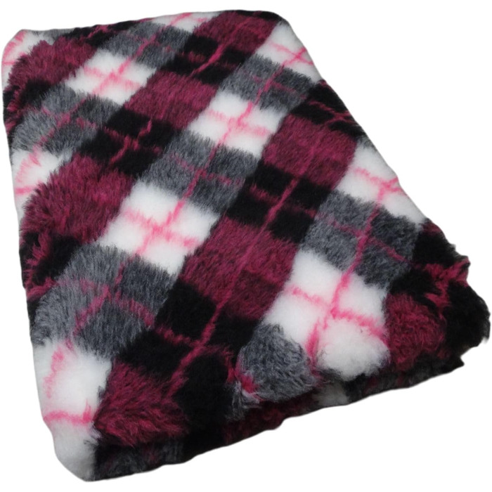 Кімоно для собак Vet-Bed Softbed Dry-Bed: неслизьке, 30 мм, 100x80 см, Diamond Fuchsia/Gray