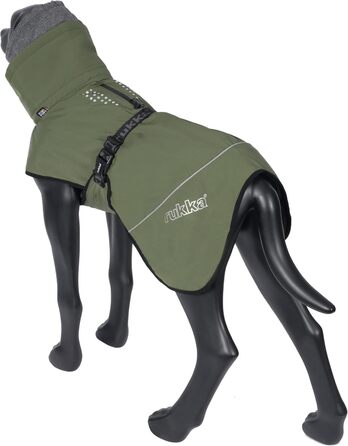 Тепла куртка Rukka Pets Warmup 2.0 для собак, зимова, темно-оливковий, розмір 70