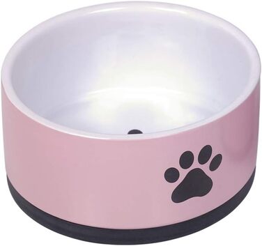 Миска для кота Nobby Paw, кераміка, рожева, Ø 17 x 8 см, 1,10 л