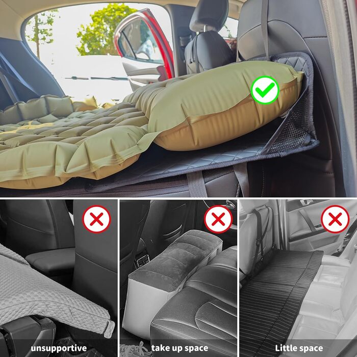 Підставка для автолюдків EULANT: розширює заднє сидіння для собак та комфортних подорожей