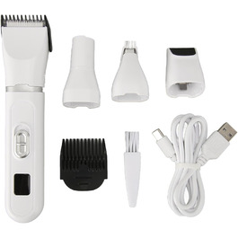 Набір машинок для стрижки собак, тример для догляду за тваринами, USB-триммер з регульованими насадками для безпечної грумінгу