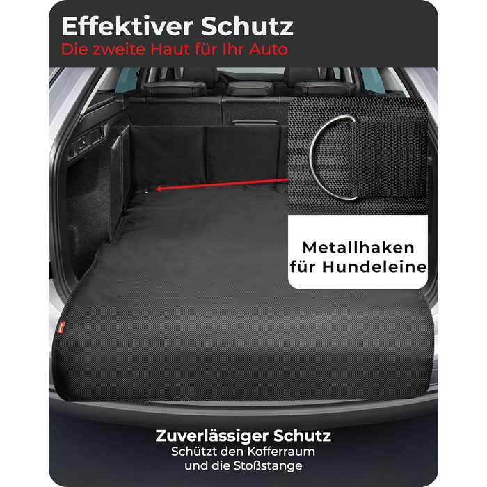 Захист для багажника автомобіля Achilles з боковинами та захистом краю, захисна ванна для багажника, килимок для багажника для собак, універсальний