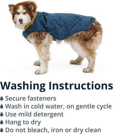 Куртка для собак RUFFWEAR Stumptown, зелена, S – утеплена, стильна, з отвором для шлейки, зносостійка, преміум-якість