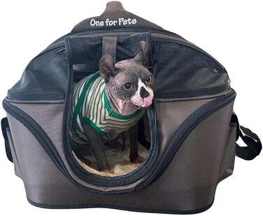 Транспортна сумка для собак і котів One for Pets Deluxe Cozy, розмір S, червона