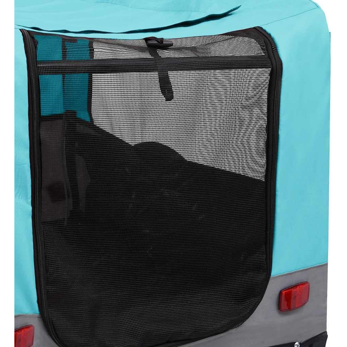 Причіп для собак на велосипеді 2в1 від vidaXL, блакитний