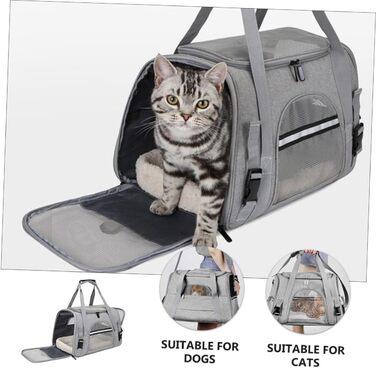 Шкіряний рюкзак-переноска для котів та собак SHINEOFI: дихаючий, з регульованим ременем, для подорожей та активного відпочинку