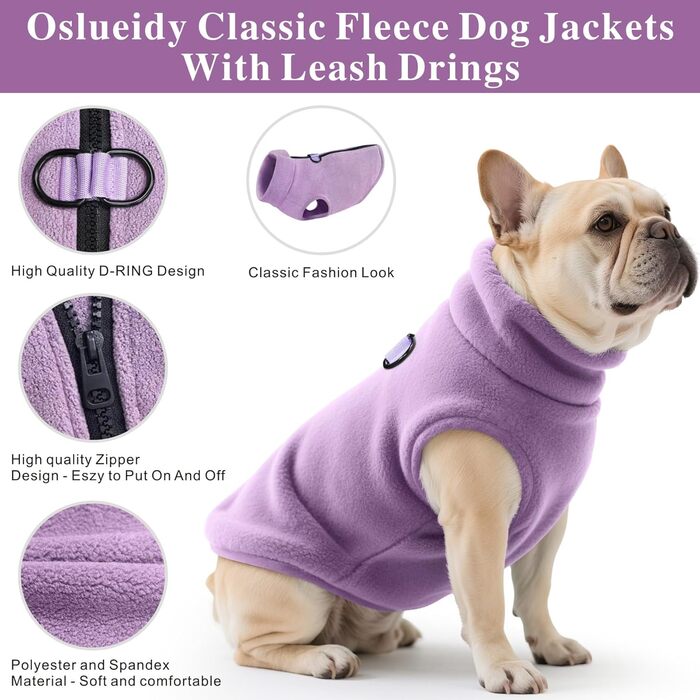 Теплий зимовий одяг для собак: куртка, худі, пуловер, комбінезон. Підходить для малих, середніх та великих собак. Кольори: зелений, фіолетовий. Розміри: X-XXL