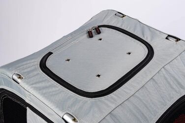 TrendPet Comfort Wagon M: Алюмінієвий причіп для собак з підвіскою, сірого кольору