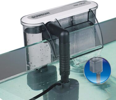 Фільтр для акваріума SunSun HBL-803 Hang On, 500 л/год, 6 Вт, до 150 літрів