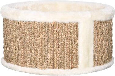 Кігтечка для котів Tidyard: круглий будиночок-кігтечка з рогожу, 36 см