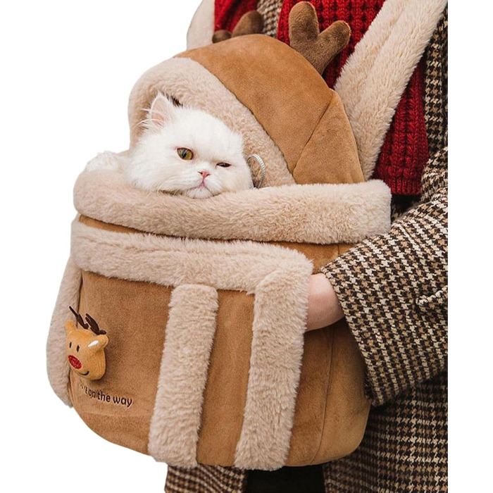 Сумочка для собак - переноска для маленьких собак | Зимова переноска для цуценят | Для подорожей, прогулянок, активного відпочинку, літака, кемпінгу, дому, зими, маленьких собак