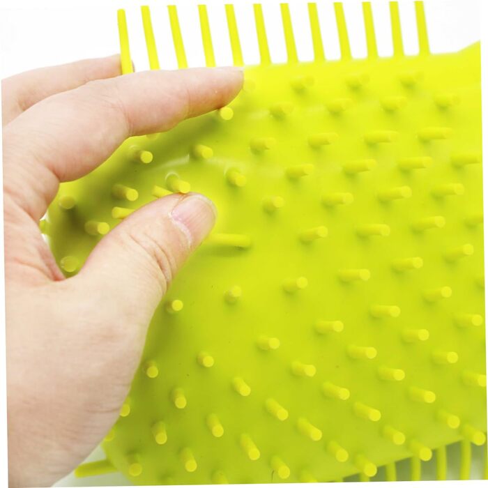 Пристрій для миття лап домашніх тварин FRCOLOR, силіконовий, з ручкою, для собак, 2 шт., зелений