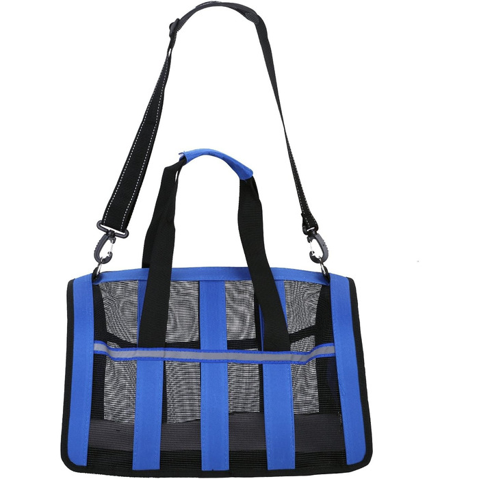 Транспортна сумка для тварин ITODA: переноска для собак та котів, водонепроникна, 43 x 27 x 26 см, блакитна