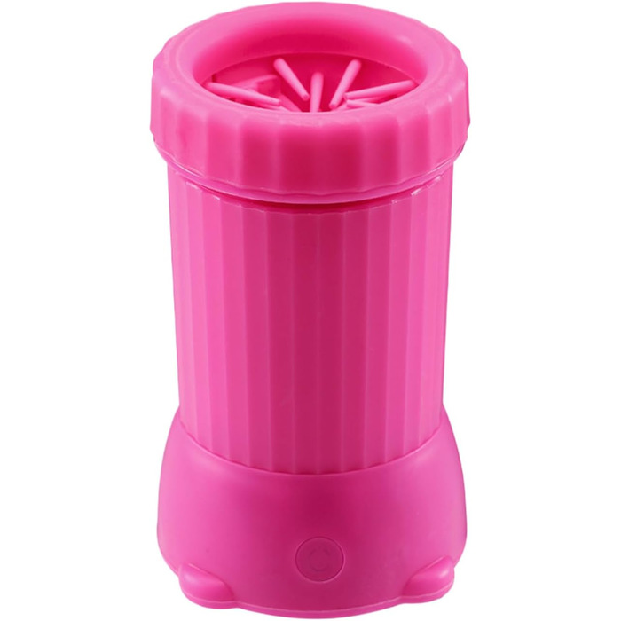 Автоматична мийка для лап собак, розумний пристрій для миття лап домашніх тварин, USB-зарядка, для собак середніх та великих порід, цуценят, кошенят, рожевий колір